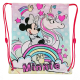 Disney Minnie Mouse Flat Backpack Bag Sports Gym Hiking Minnie Ears