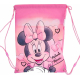 Disney Minnie Mouse Zaino Piatto Sacca Sport Palestra Escursioni Minnie Smile Zip