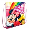 Disney Minnie Mouse Flat Backpack Bag Sports Gym Hiking Minnie Summer