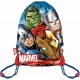 Marvel Avengers Flat Backpack Sports Bag Gym Hiking Backpack Bag Dark Blue