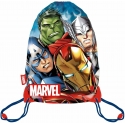 Marvel Avengers Flat Backpack Sports Bag Gym Hiking Backpack Bag Red New