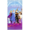 Disney Frozen Nature Asciugamano Telo Mare Piscina Palestra 70x140cm MicroSpugna