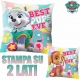 Brown Horse Cushion 40x40cm Decorative Microfiber Children Sofa Bed