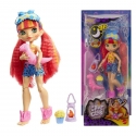 Cave Club Prehistoric Pajama Party Emberly Doll Playset with Pink Hair