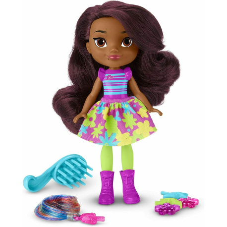 Sunny Day Doll 15cm Pop-in Style Blair Long Purple Hair with Accessories