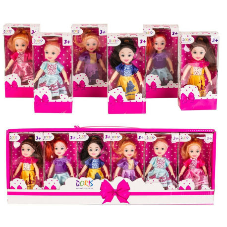 Disney Frozen II Doll with Comb, 15 cm Anna Long Hair