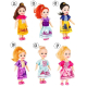 Disney Frozen II Doll with Comb, 15 cm Anna Long Hair