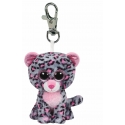 TY Beanie Plush Tiger Tasha Keychain 8.5cm Girl Women Clip Bag Backpack
