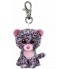 TY Beanie Peluche Tigre Tasha Portachiavi 8.5cm Ragazza Donna Clip Borsa zaino