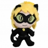 Miraculous Ladybug Portachiavi Peluche 12cm 3D ,Ciondolo Borsa Zaino Cat Noir