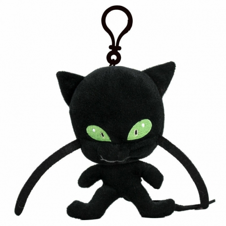 Miraculous Ladybug 12cm 3D Plush Keychain, Cat Noir Backpack Bag Pendant