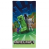Minecraft Asciugamano in Cotone 100% Telo Mare 70x140cm Bambini