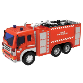 Auto Camion Carro Portacontainer Raccogli Rifiuti con Luci e Suoni Scala 1:16