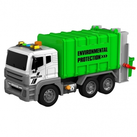 Auto Camion Carro Gru City Service con Luci e Suoni Scala 1:14