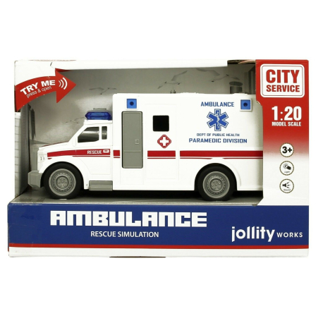 Police Car Car With Sound And Lights 1:20 Scale