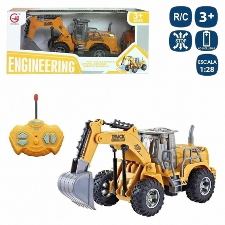 Engineering Shovel Digger Radio-controlled excavator 7 functions 23 cm scale 1:28