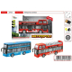 Metropolis Blue Tourist Bus with Clutch Lights and Sounds Scale 1:16