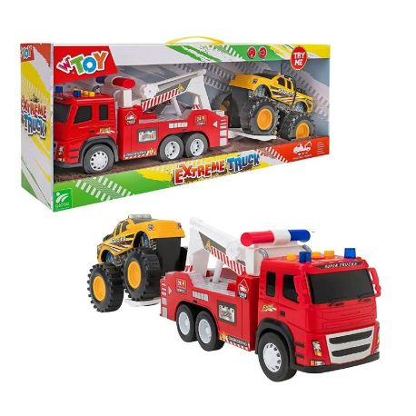 Car Wagon Truck Major Road Rescue Lights and Sounds 1:16 Scale Model Blue