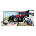 Tractor Lights and Sounds with Tractor Shovel in Farm Scale 1:32 Red