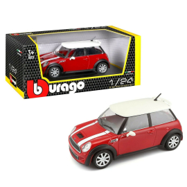 Mini Cooper S Car Model Metal Bburago Collectible Game 1:24 Scale