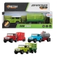 Auto Jeep con Rimorchio Modellino in Metallo Scala 1:35-1:50 Farm Serie Blu