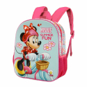 Disney Minnie Bici Zainetto Zaino 3D Scuola Materna Asilo tempo Libero
