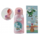 Teddy Bear Thermal Bottle 24/12 hours in Steel 500ml Automatic with Straw