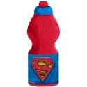 Superman Water Bottle 400ml Resistant Plastic School, free time