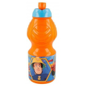 Sam il Pompiere Borraccia in Plastica Resistente 400ml Scuola,tempo libero