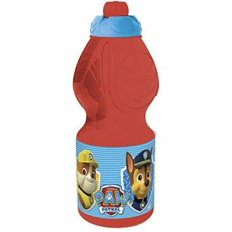Paw Patrol Comic Water Bottle 400ml Resistant Plastic School, free time