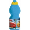 Cars Blu Borraccia di Plastica Resistente 400ml Scuola, tempo libero