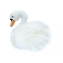 Aurora Peluche Cigno Bianco 25cm Decorazione Matrimonio,Cerimonia,San Valentino
