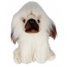 Pechinese Bianco Cane Cucciolo Peluche Luxury Serie-2 Alteza 26cm Originale