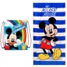 Mickey Mouse Summer Beach Towel 100% Cotton 70x140cm Children + Bag 40x30cm
