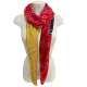 Elegant Silk Scarf pleated Shawl Foulard, Woman Shrug Ceremony