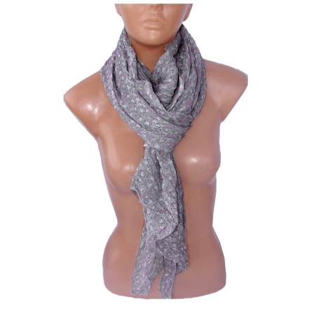 Pashmina Scarf Man & Woman patterned silk clover