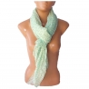 Verde SCIARPA FOULARD Coprispalle Stola Uomo Donna Seta + Viscosa SF-01