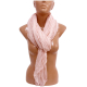 Beige Quadrifoglio SCIARPA Foulard Coprispalle Uomo Donna Misto Seta SQ1