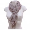 Beige Marro Quadrifoglio SCARF Foulard Shrug Man Woman Mixed Silk SQ1