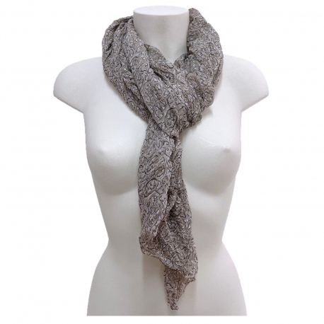 Azzurro SCIARPA Foulard Coprispalle Gotico Uomo Donna Misto Seta SG1