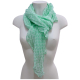 Verde Cerchi SCIARPA Foulard Coprispalle Uomo Donna Misto Seta Viscosa FC1