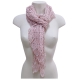 Rosa Fiori e Cerchi SCIARPA Foulard Coprispalle Uomo Donna Misto Seta SC1