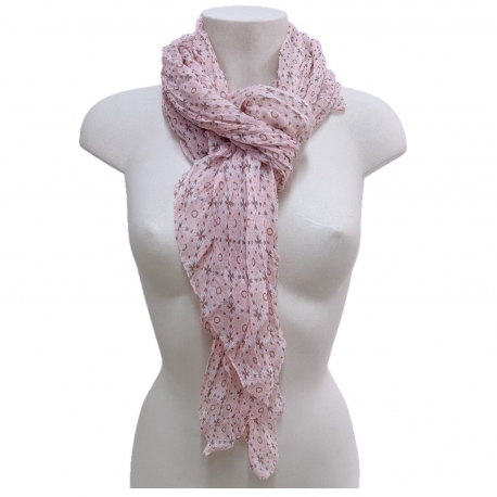 Beige Stella SCIARPA Foulard Coprispalle Uomo Donna Misto Seta SS1