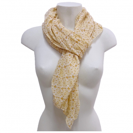 Rosa Fiori e Cerchi SCIARPA Foulard Coprispalle Uomo Donna Misto Seta SC1