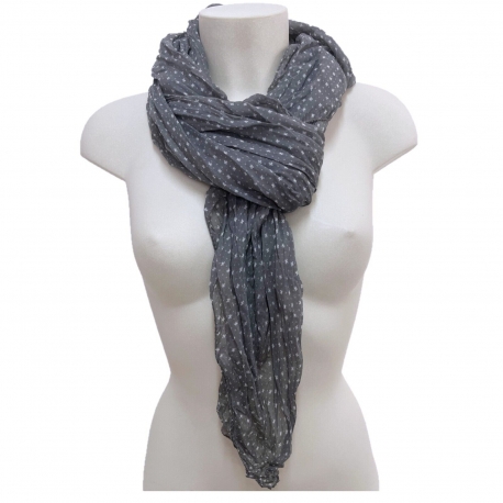 Delicate SCARF Foulard Shrug Man Woman Four-leaf clover Q2 Red
