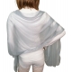 Solid Color Glitter SCARF Shawl Scarf Woman Shawl Ceremony Beige