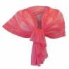 Tinta Unita Glitter SCIARPA Scialle Foulard Donna Coprispalle Cerimonia Rosa