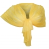 Tinta Unita Glitter SCIARPA Scialle Foulard Donna Coprispalle Cerimonia Giallo