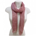 Sciarpa Metallizzata Glitter Scialle Brillante Foulard Donna CopriSpalle Rosa