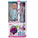 My Baby Doll Newborn 35cm Pink With Stroller and Baby Food Set